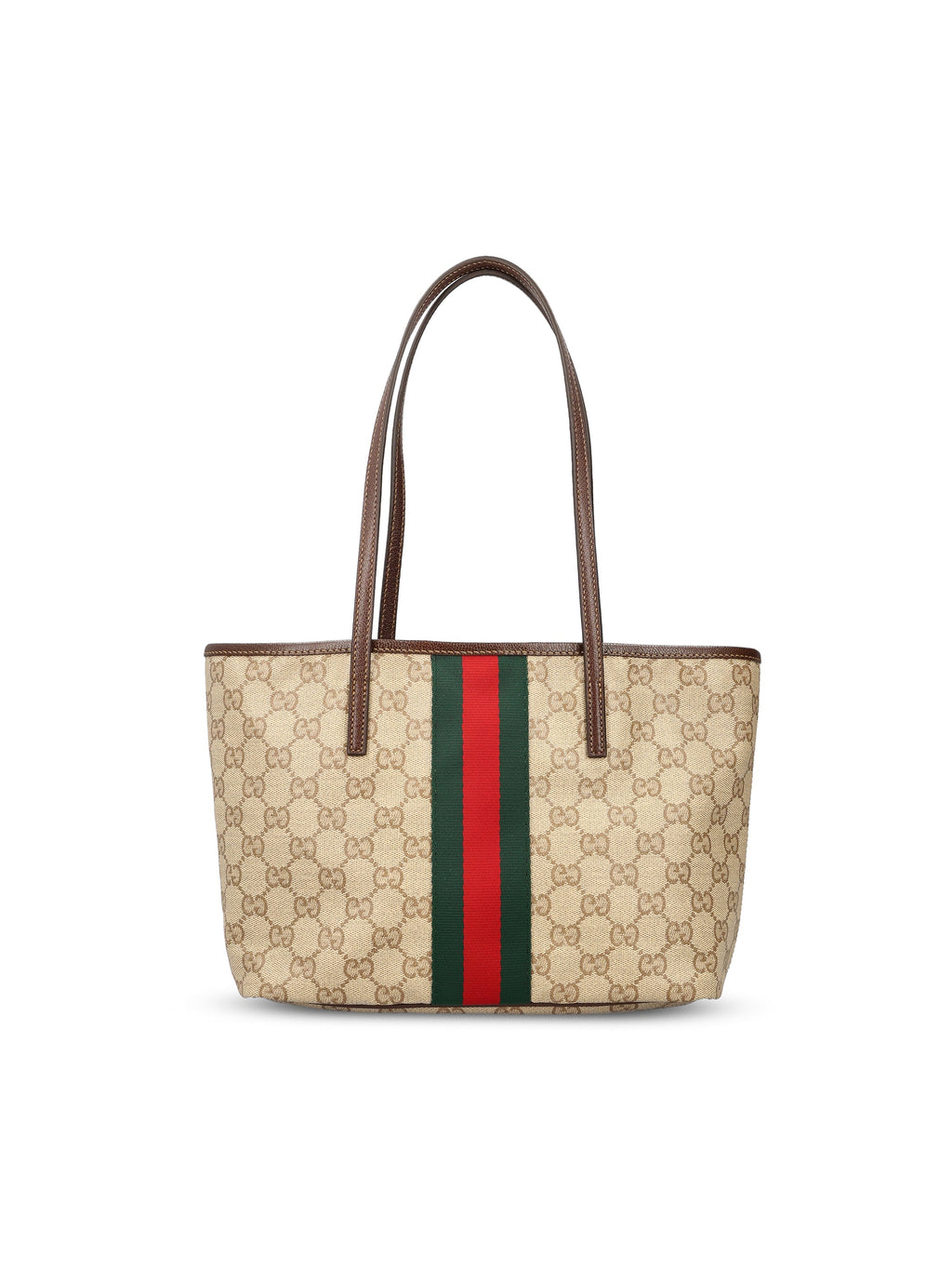 Gucci Women's GG Fabric Tribeca Small Tote in Beige - view 2