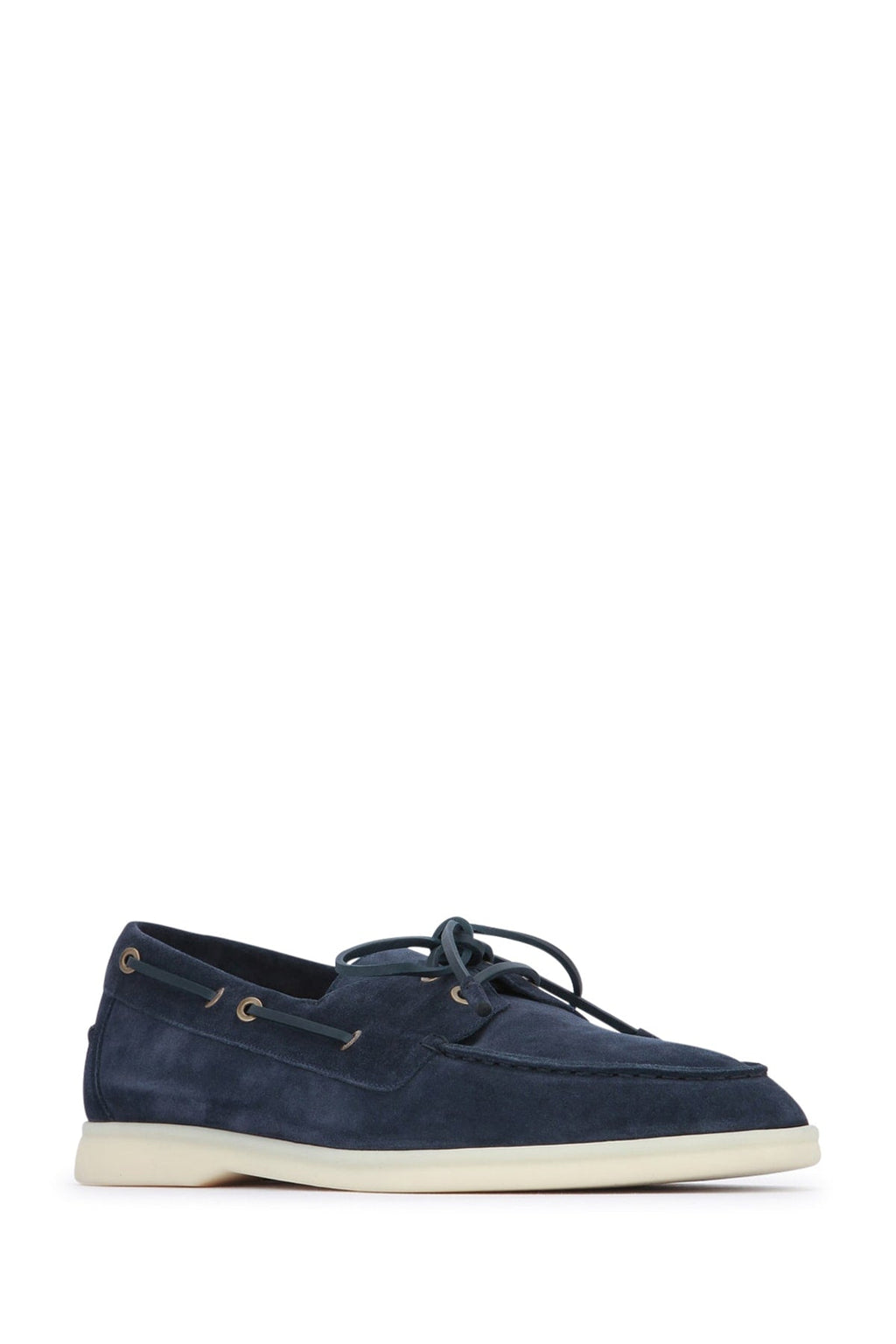 Loro Piana Men's Sea-Sail Walk Suede Loafers in Navy - image 2