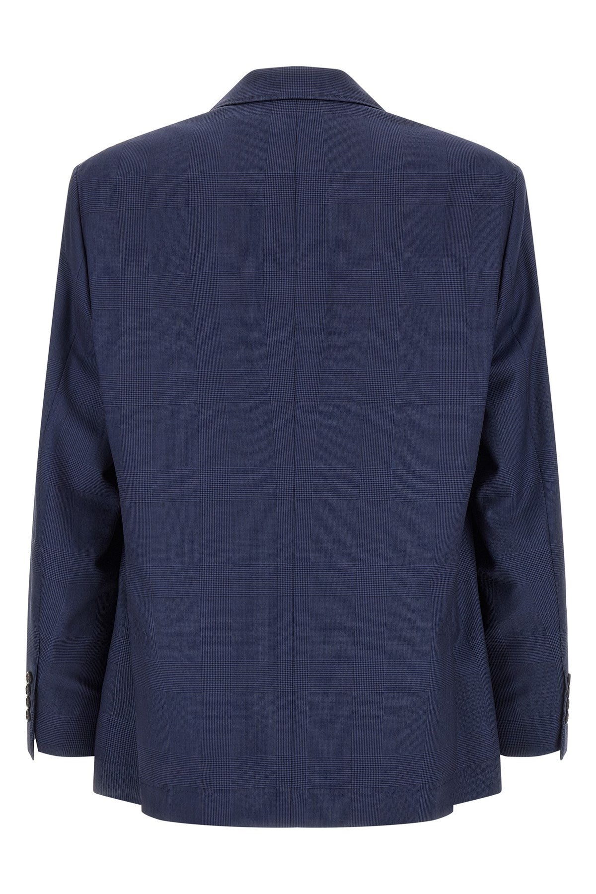 Brunello Cucinelli Men's Blazer in Blue Wool - view 2