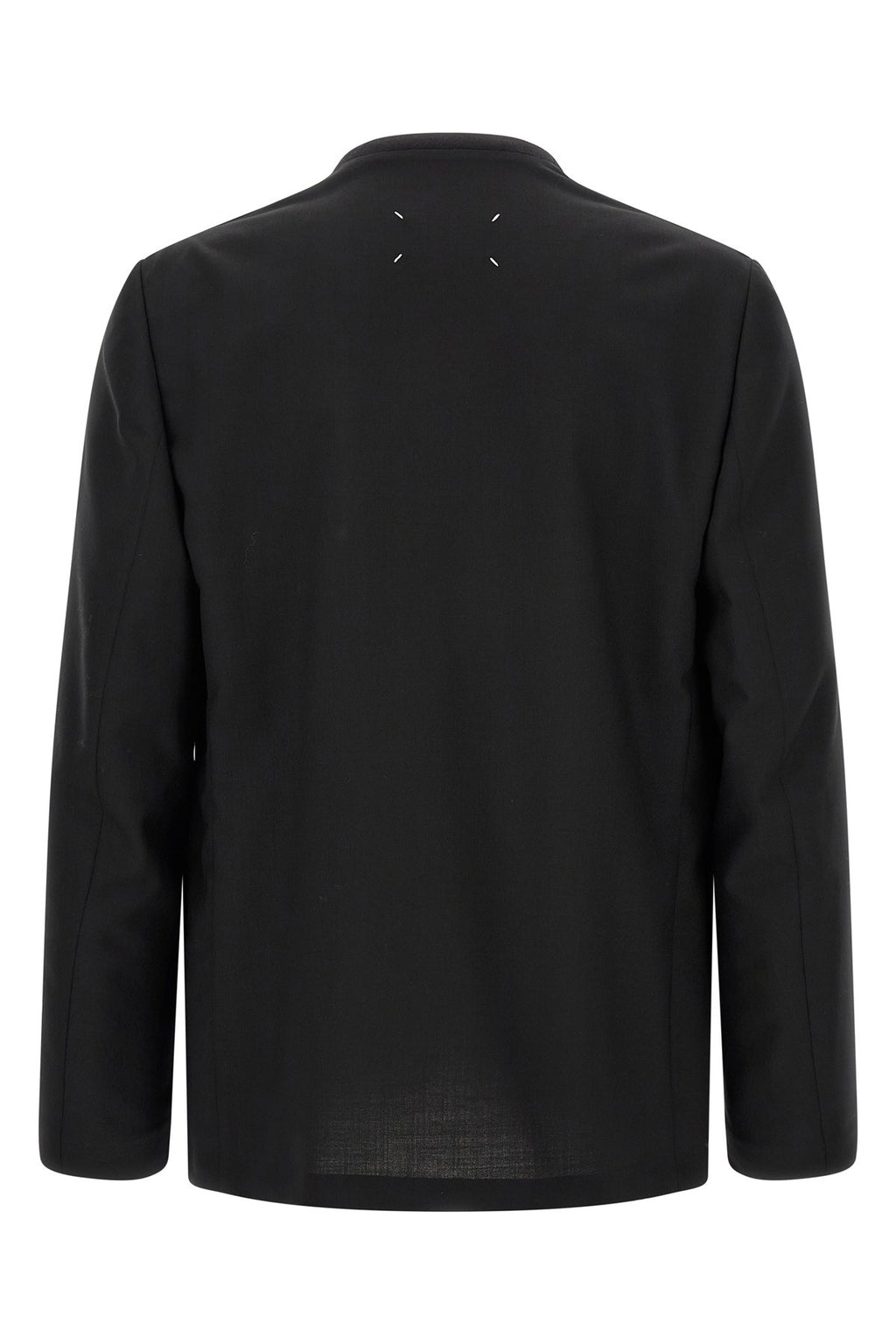 Maison Margiela Men's Minimal Blazer in Black Wool - view 2