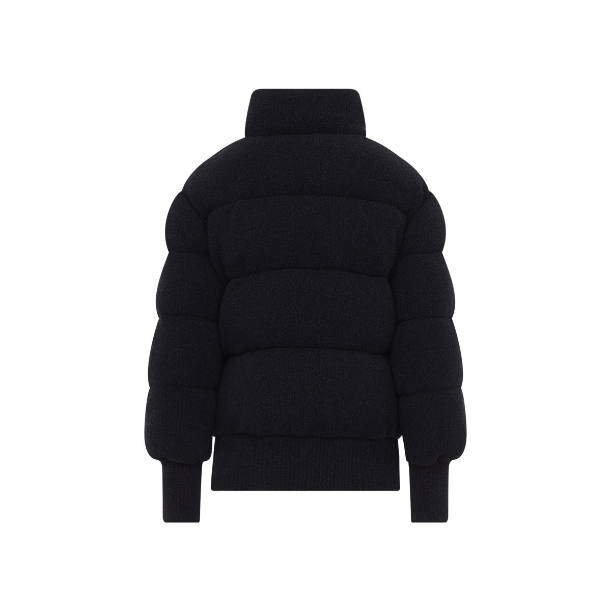 Moncler Women's Wool Down Cardigan Jacket in Black
