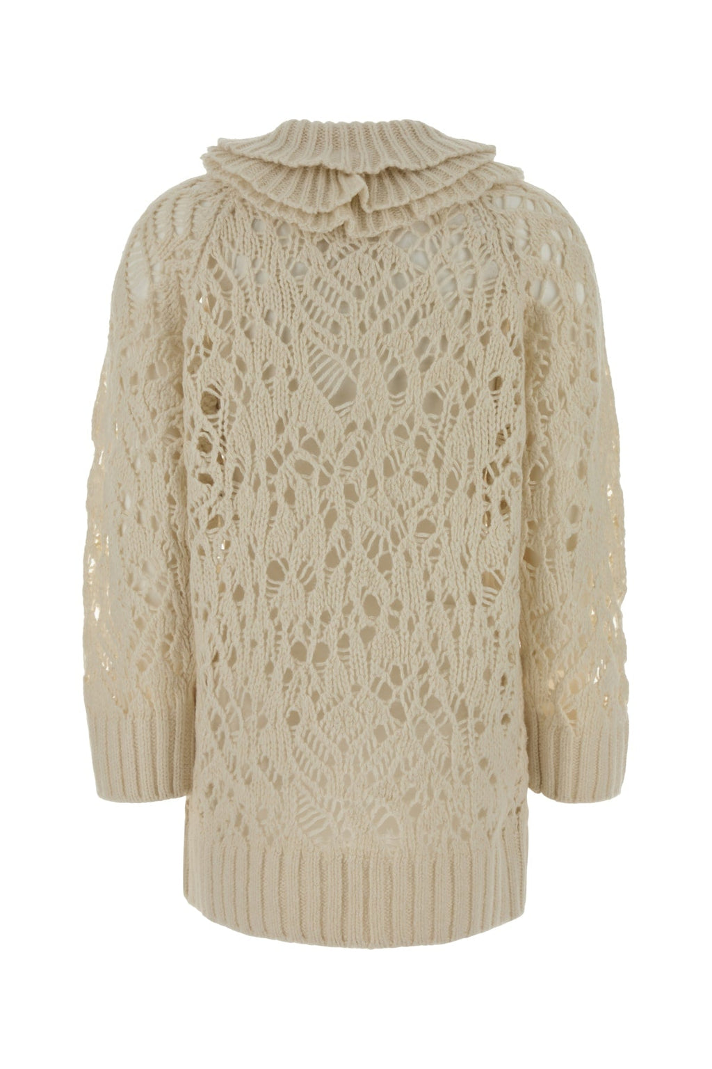 Dior Women's Rouched Knit Sweater Dress in Cream - image 2
