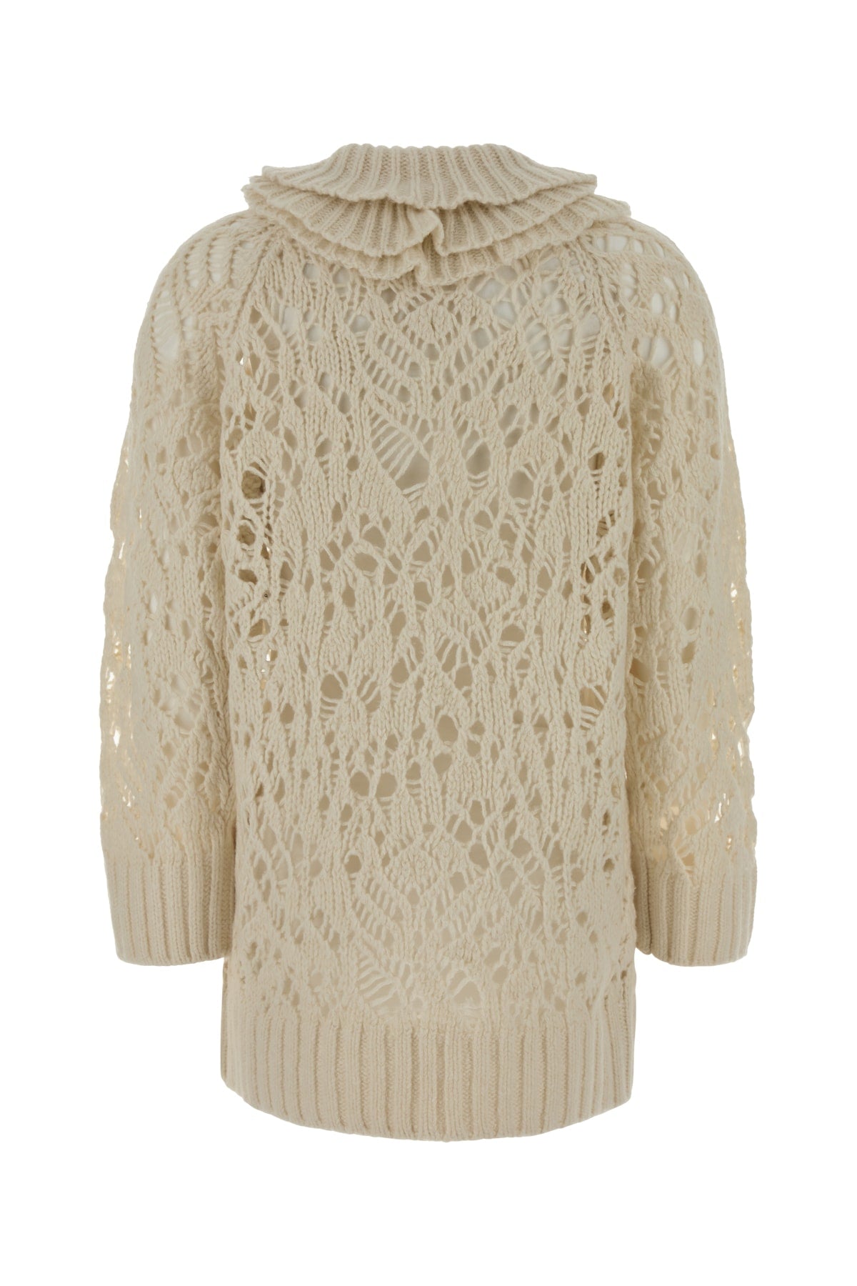 Dior Women's Rouched Knit Sweater Dress in Cream - image 2