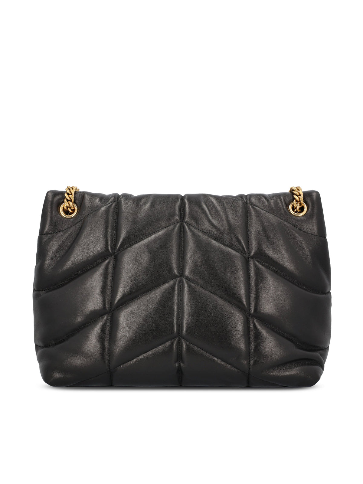 Saint Laurent Women's Leather Puffer Bag in Black - view 2
