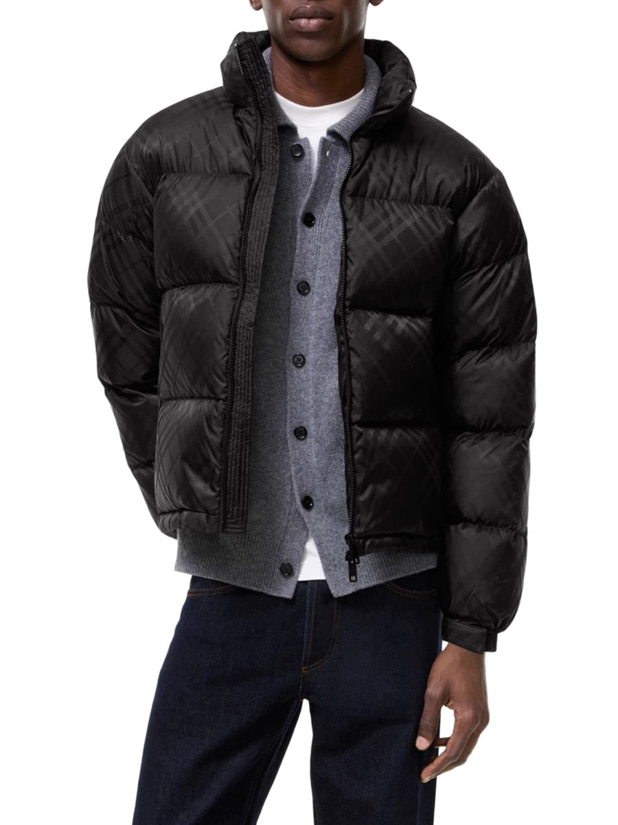 Burberry Men's Highlands Nylon Check Down Jacket