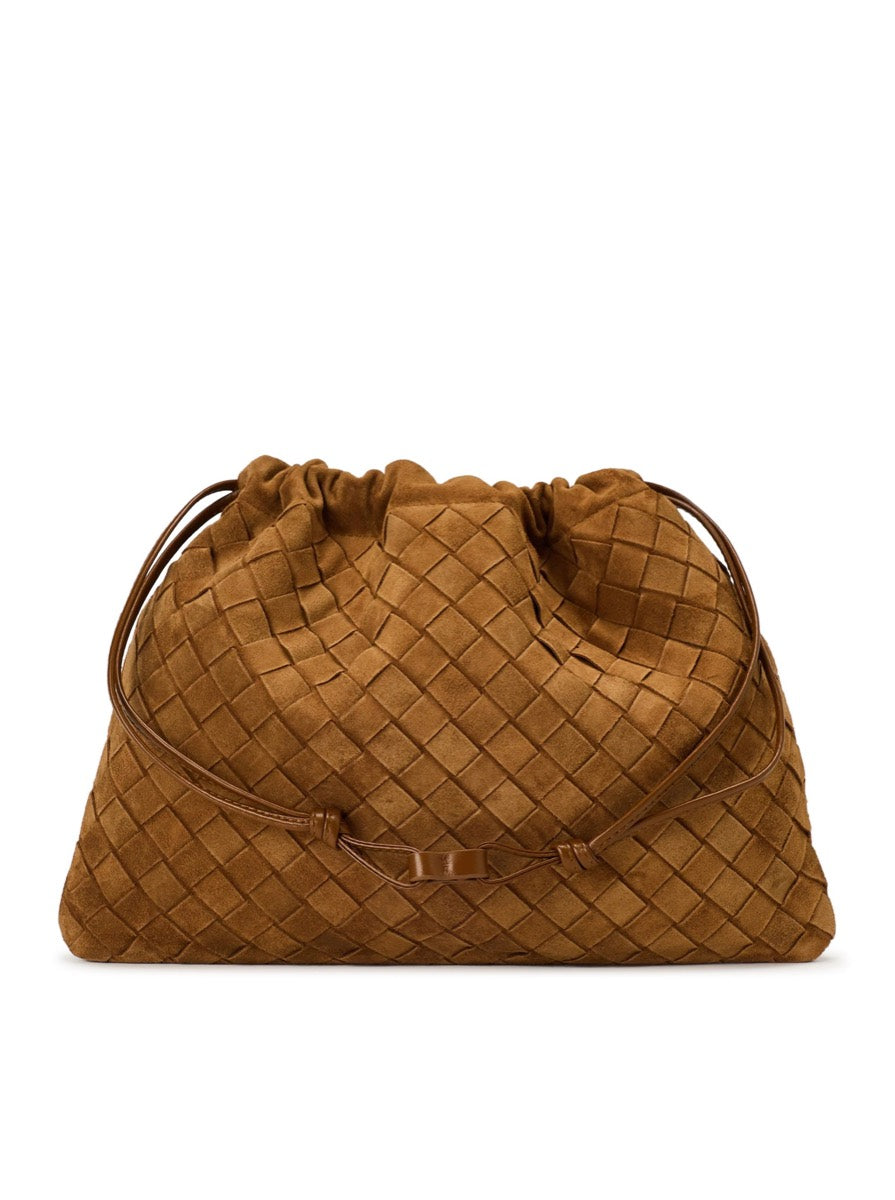 Bottega Veneta Women's Medium Suede Clutch