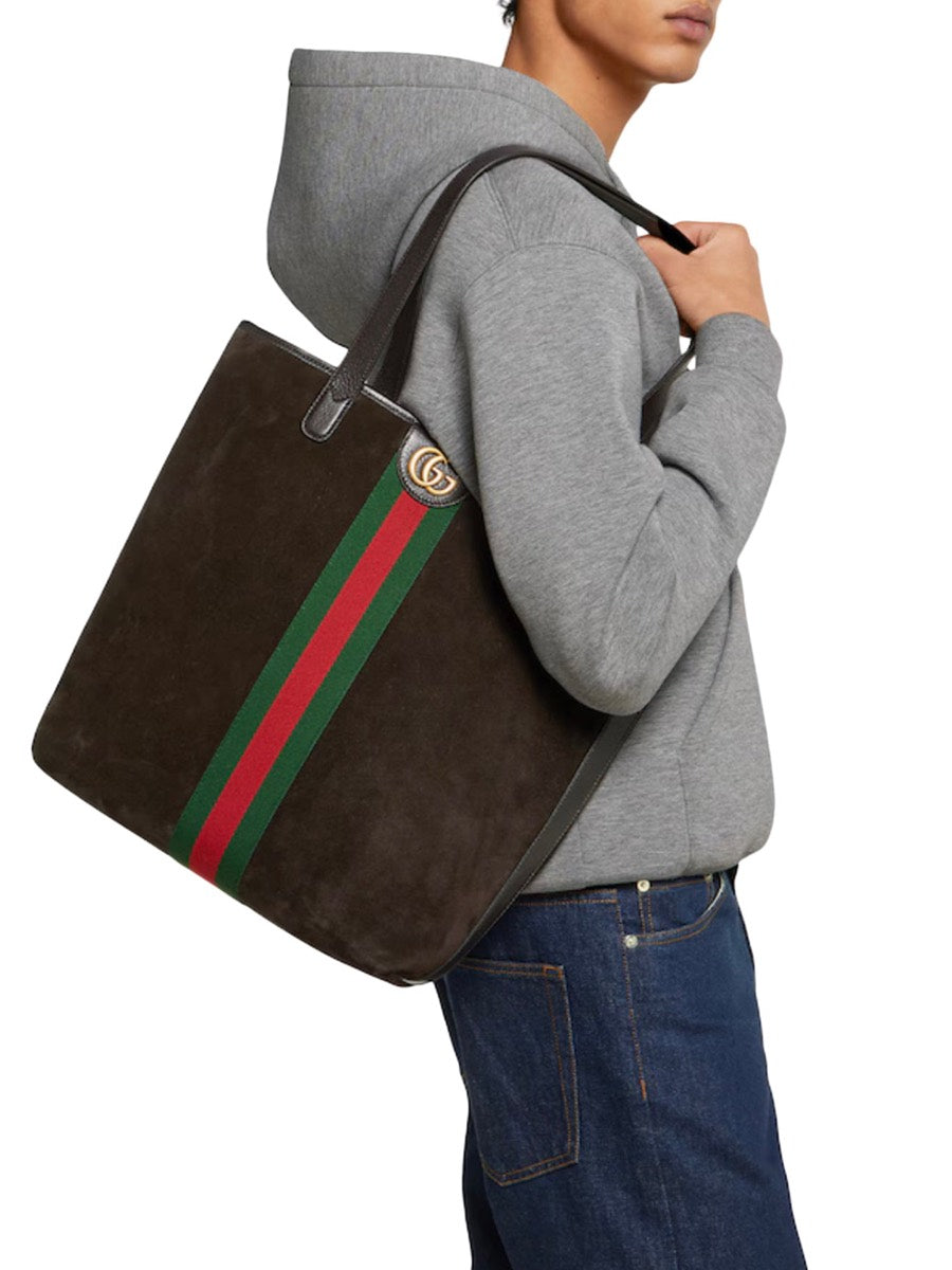 Gucci Men's Suede Ophidia Medium Size Shopping Bag