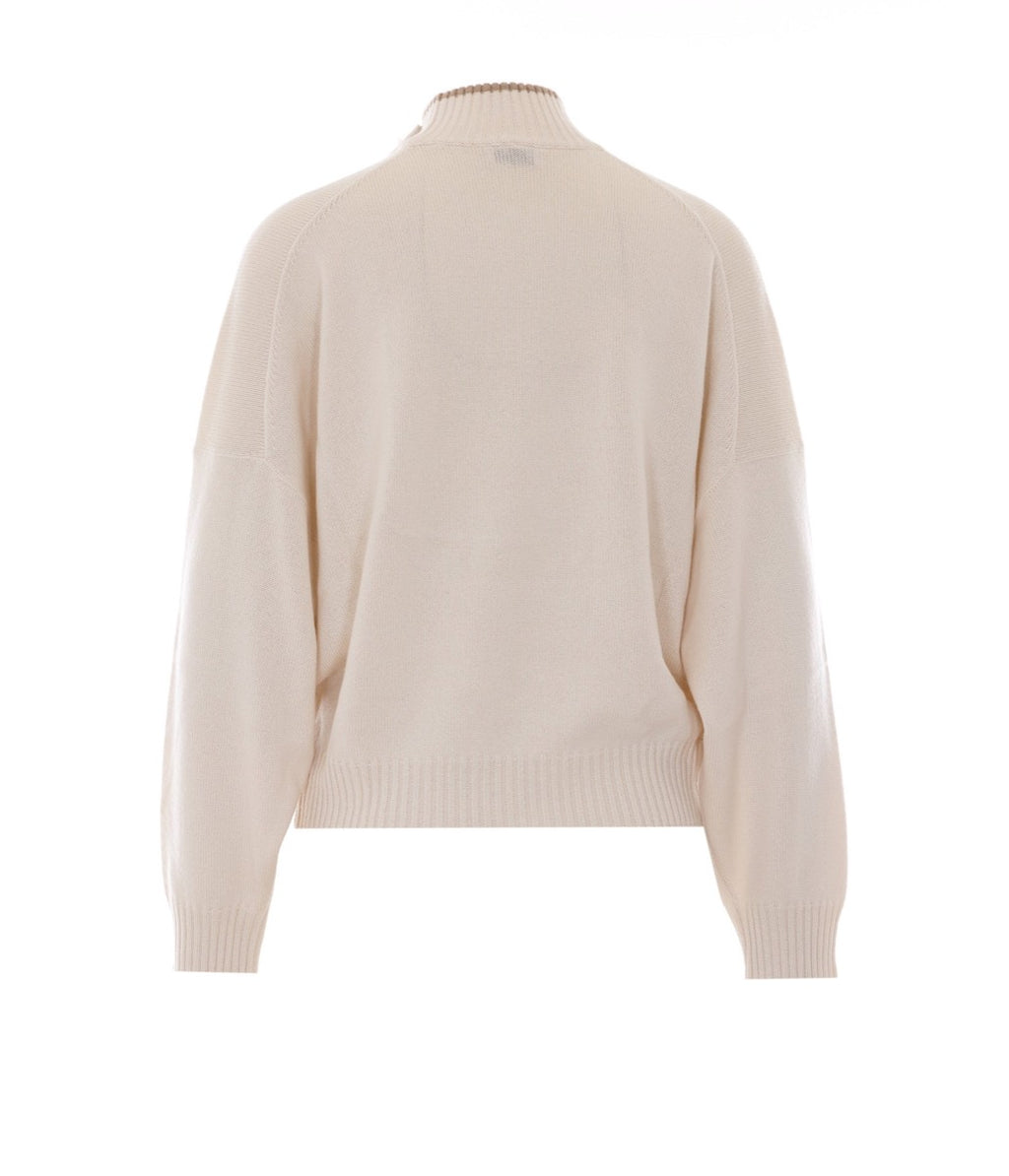 Brunello Cucinelli Women's Cashmere Sweater in White