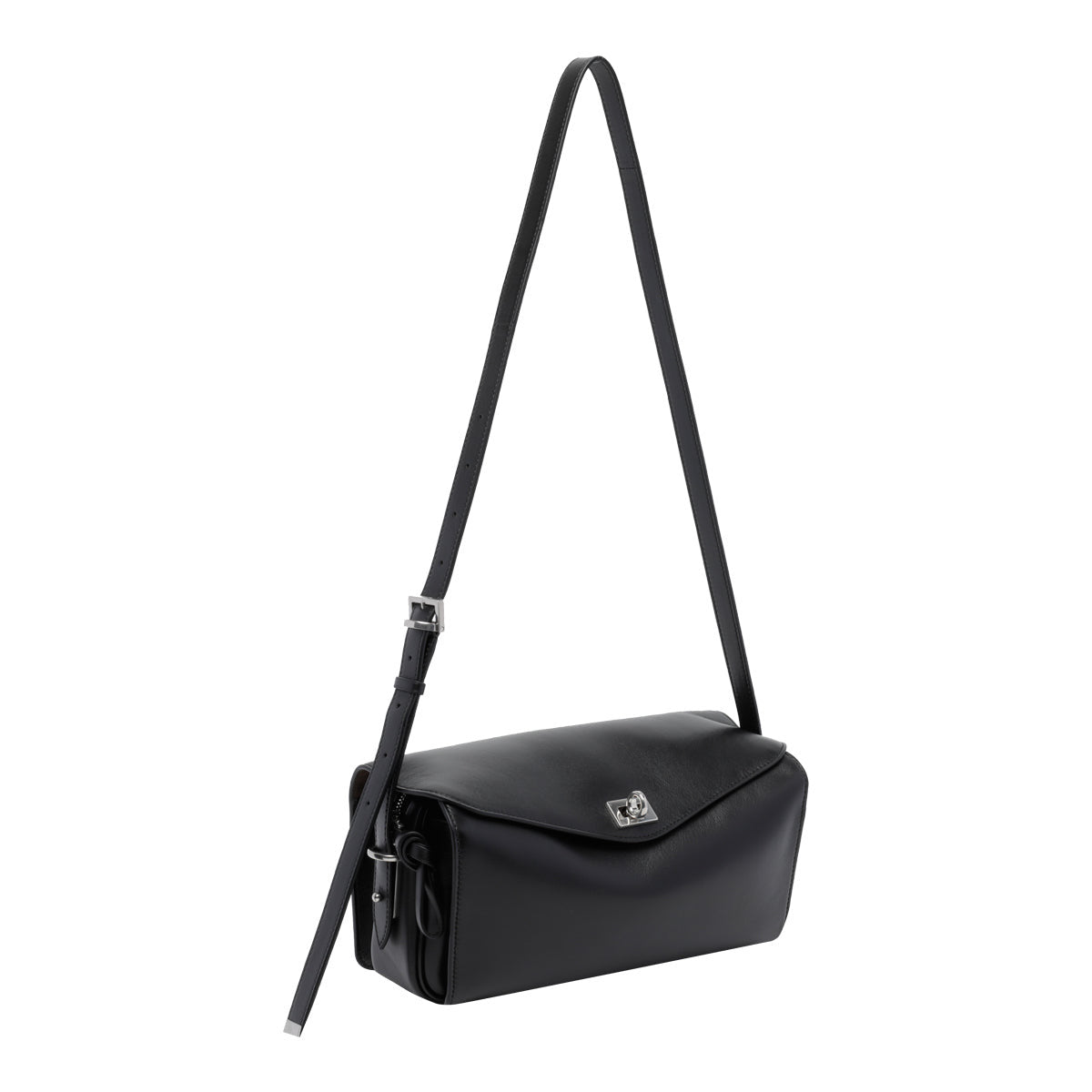 Balenciaga Women's Lamb Leather Le 7 Medium Bag in Black
