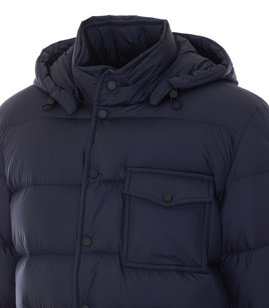 Moncler Men's Down Tygid Jacket in Blue