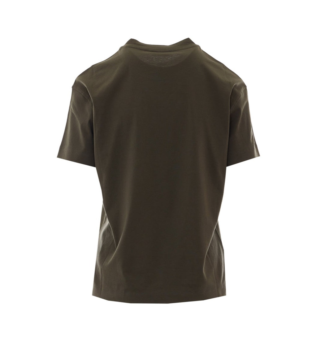 Brunello Cucinelli Women's Cotton T-Shirt in Green