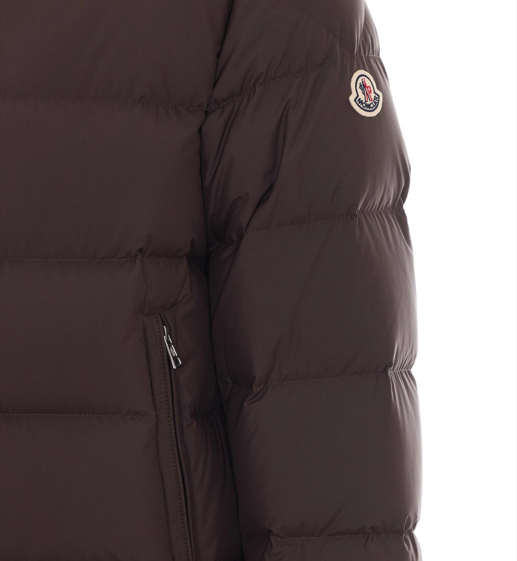 Moncler Men's Down Orvelle Jacket in Brown