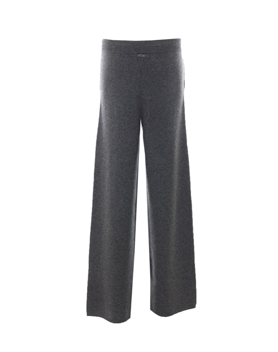 Max Mara Women's Cashmere Straight Pants in Grey