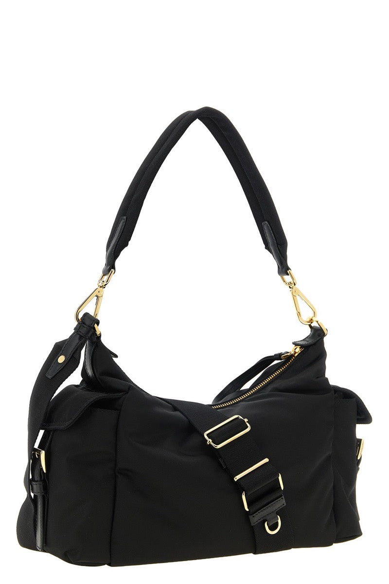 Prada Women's Re-Nylon Shoulder Bag in Black