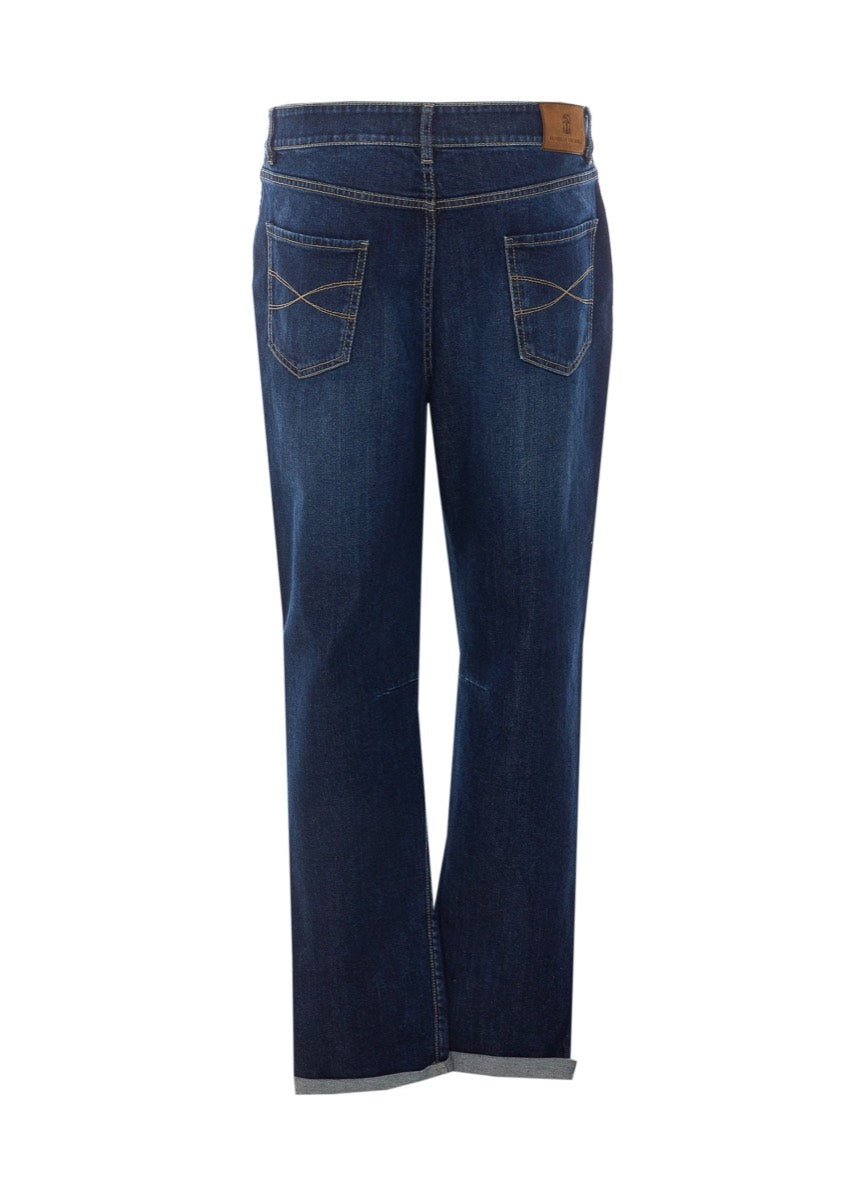 Brunello Cucinelli Men's Stretch Denim Jeans in Blue