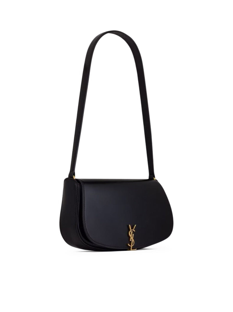 Saint Laurent Women's Leather Voltaire Mini Bag in Black