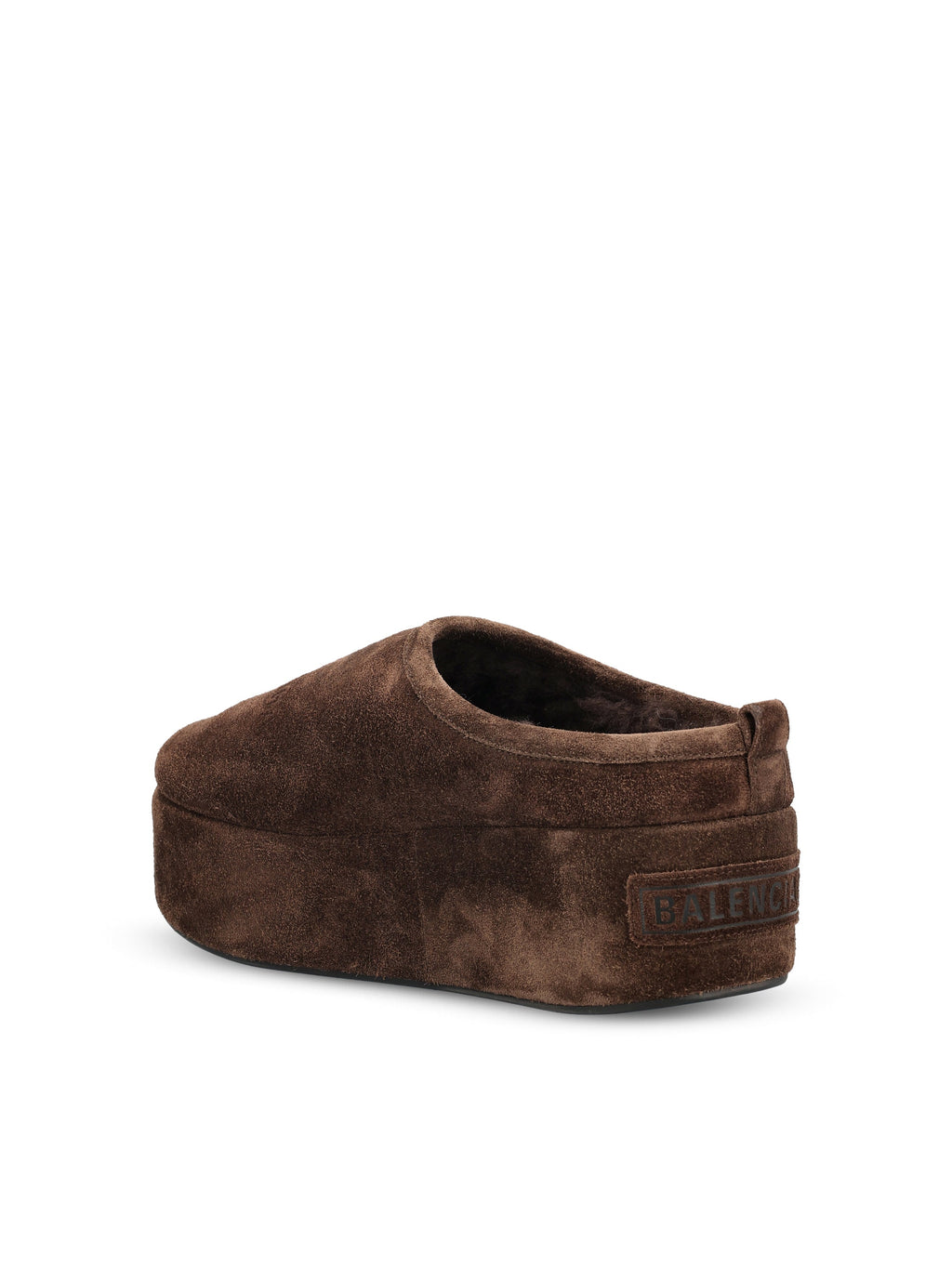 Balenciaga Women's Alaska Soft Platform Mules in Brown - view 3