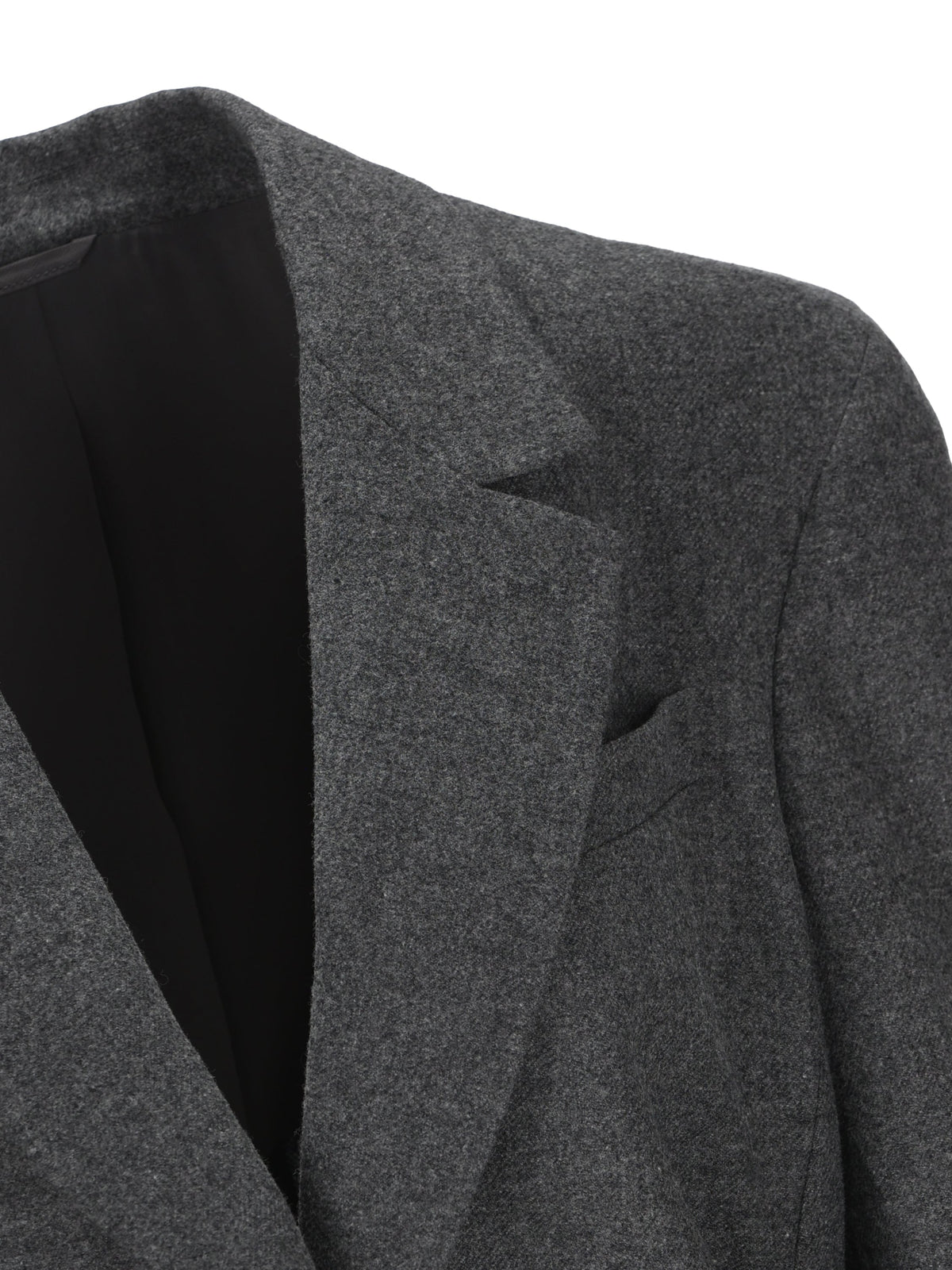 Brunello Cucinelli Women's Wool Blazer in Dark Grey - view 3