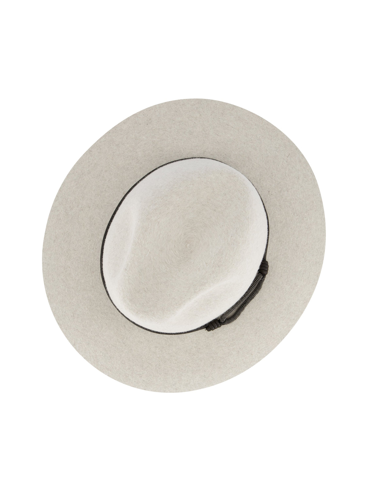 Brunello Cucinelli Women's Felt Fedora in Mother of Pearl - view 3