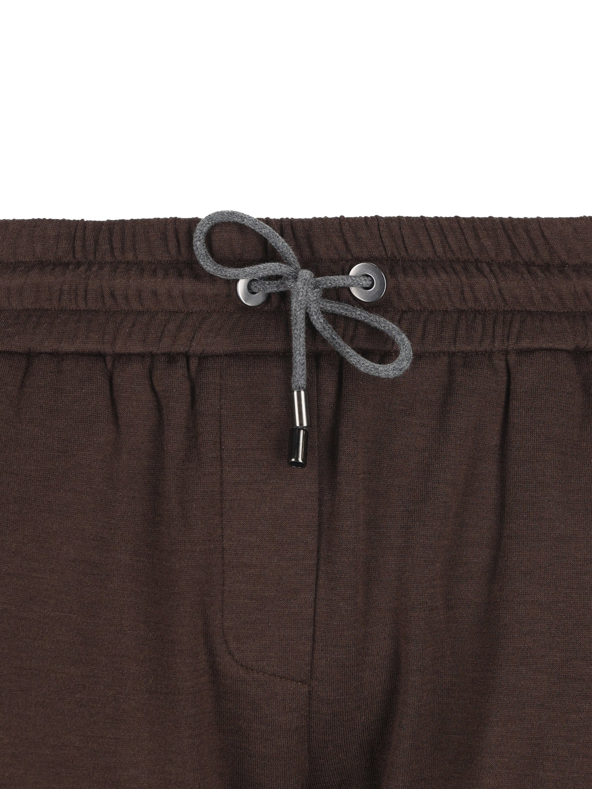 Brunello Cucinelli Women's Cotton Jogging Pants in Brown - view 3