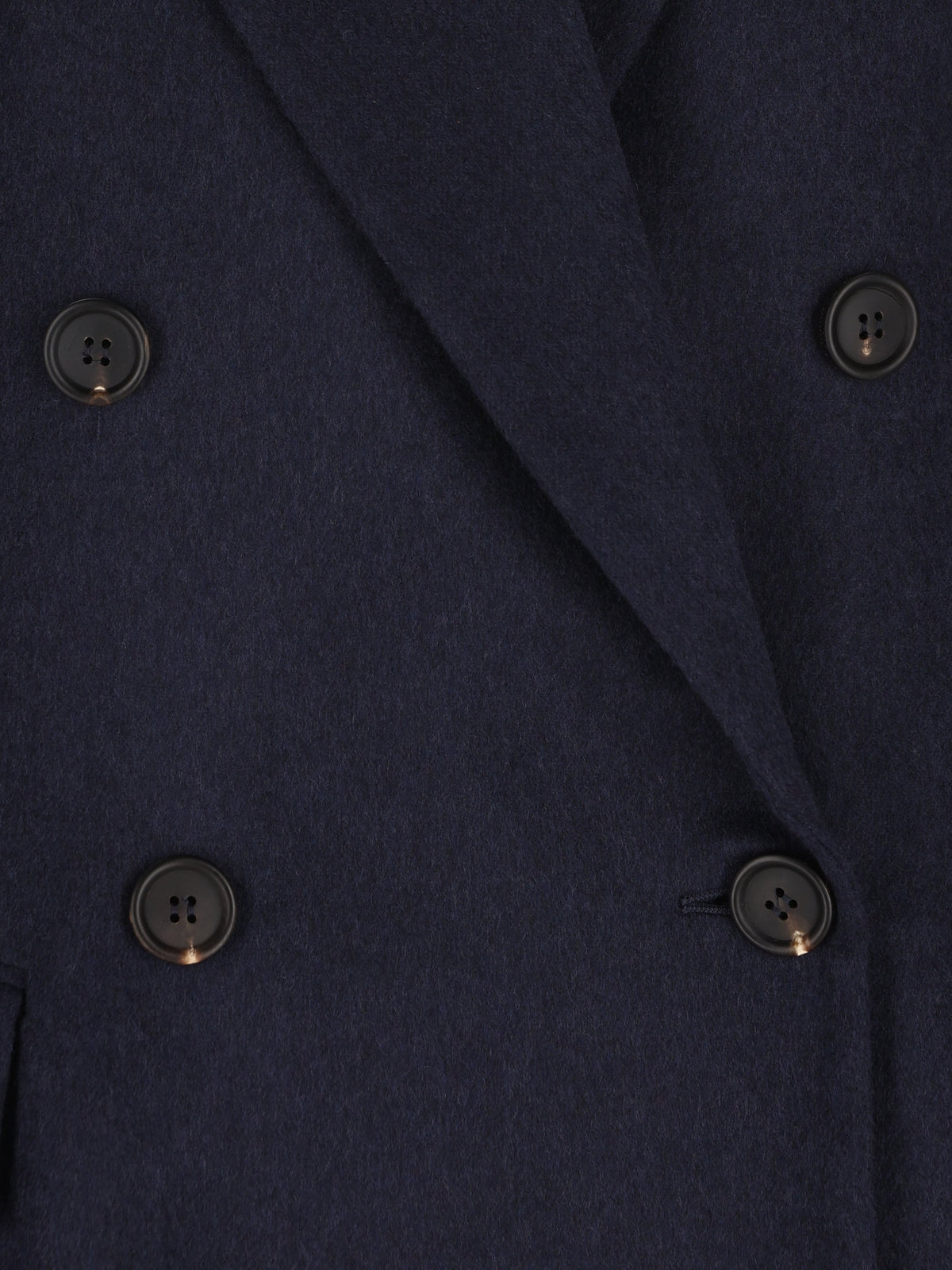 Brunello Cucinelli Women's Wool Blazer in Dark Blue - view 3