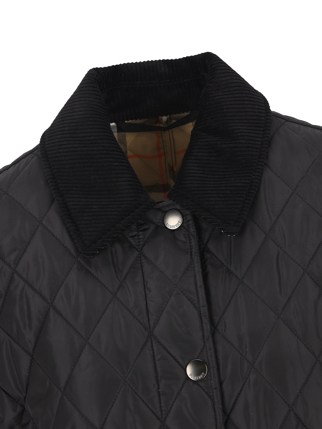 Burberry Women's Nylon Cropped Jacket in Black - view 3