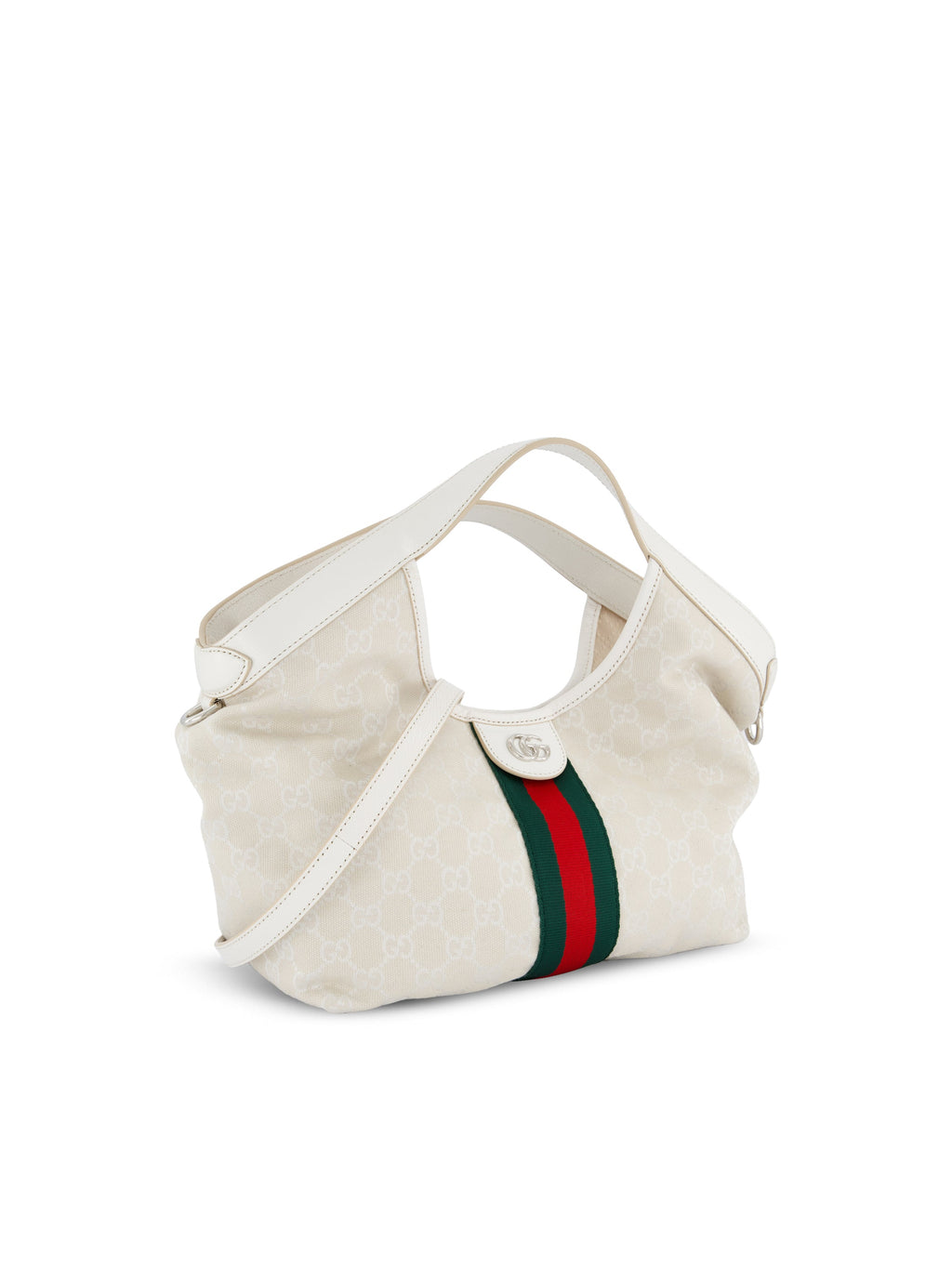 Gucci Women's Giglio GG Canvas Tote Bag in Ivory - view 3