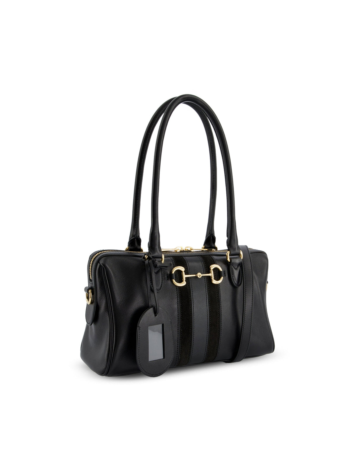 Gucci Women's Borsetto Medium Leather Bag in Black - view 3