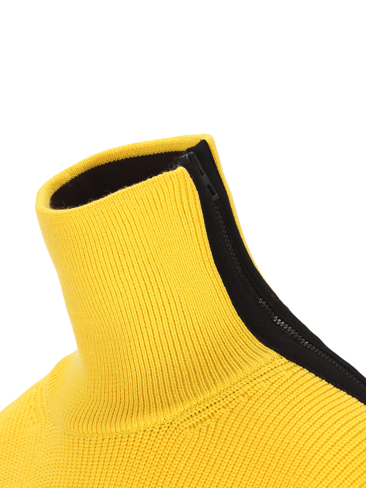 Loewe Women's Wool Zip Jumper in Yellow - view 3