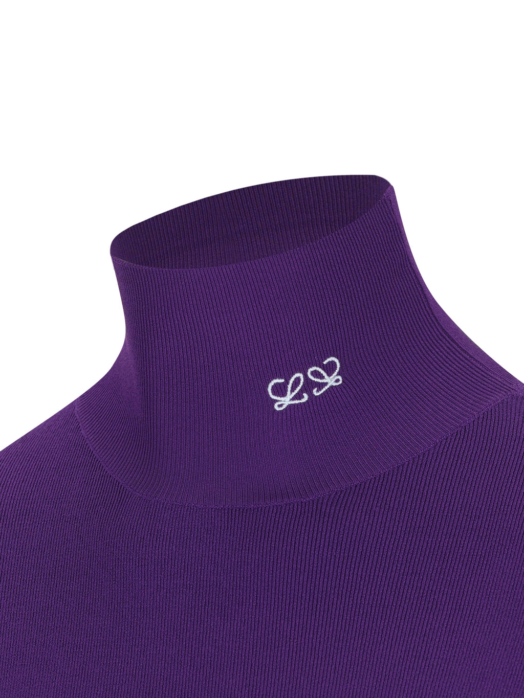 Loewe Women's Viscose Blend Jumper in Purple - view 3