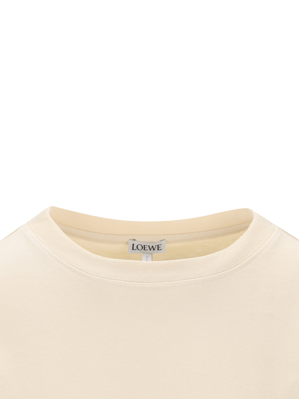 Loewe Women's Cotton T-Shirt in Beige - view 3