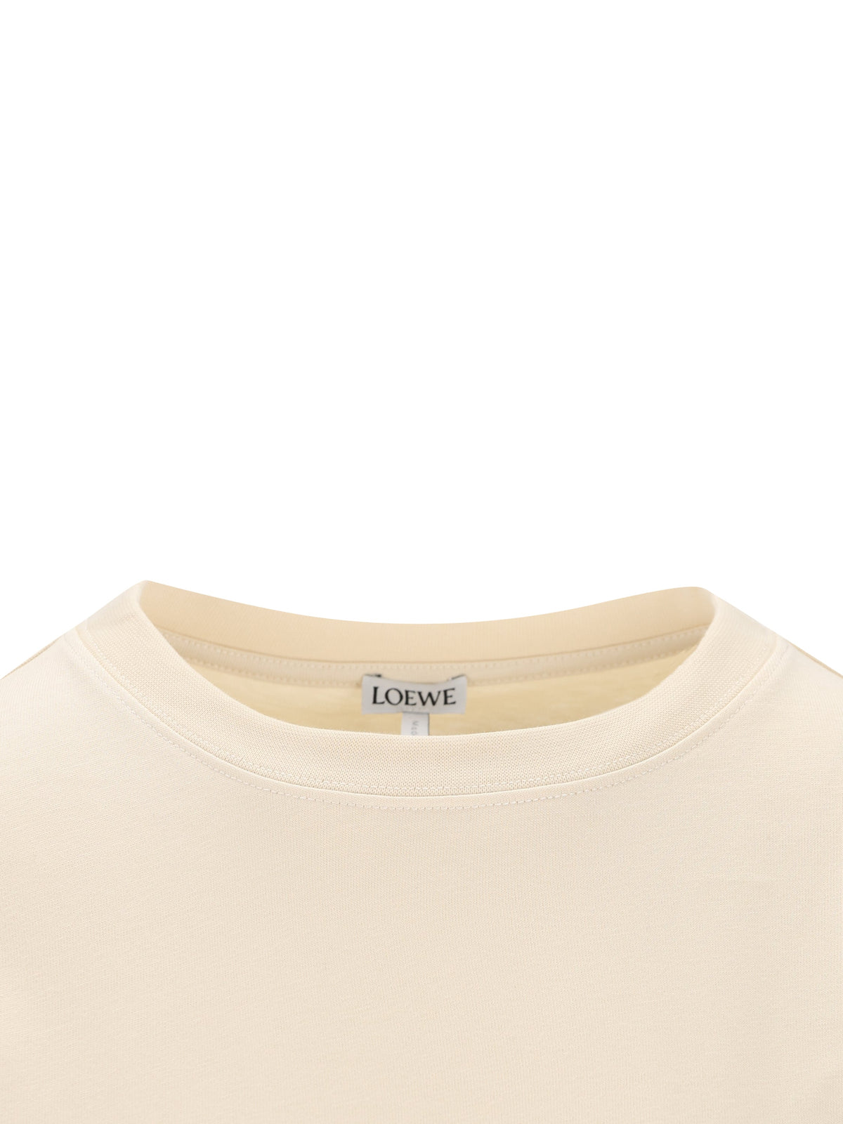 Loewe Women's Cotton T-Shirt in Beige - view 3
