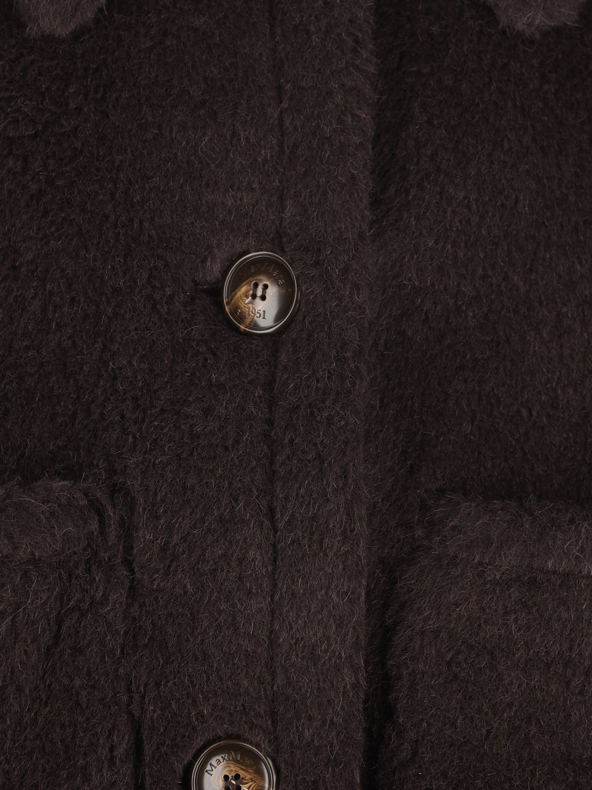 Max Mara Women's Teddy Alpaca Cape in Brown - view 3