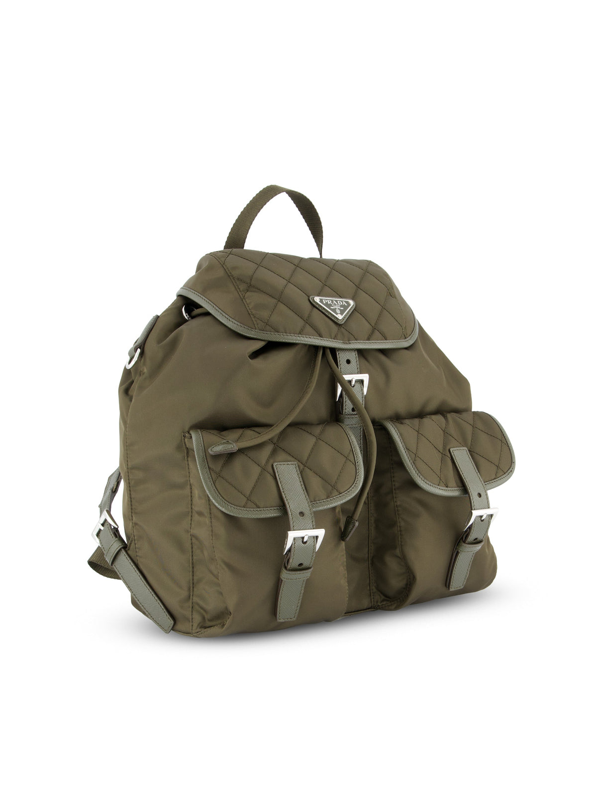 Prada Women's Re-Nylon Backpack in Green - view 3