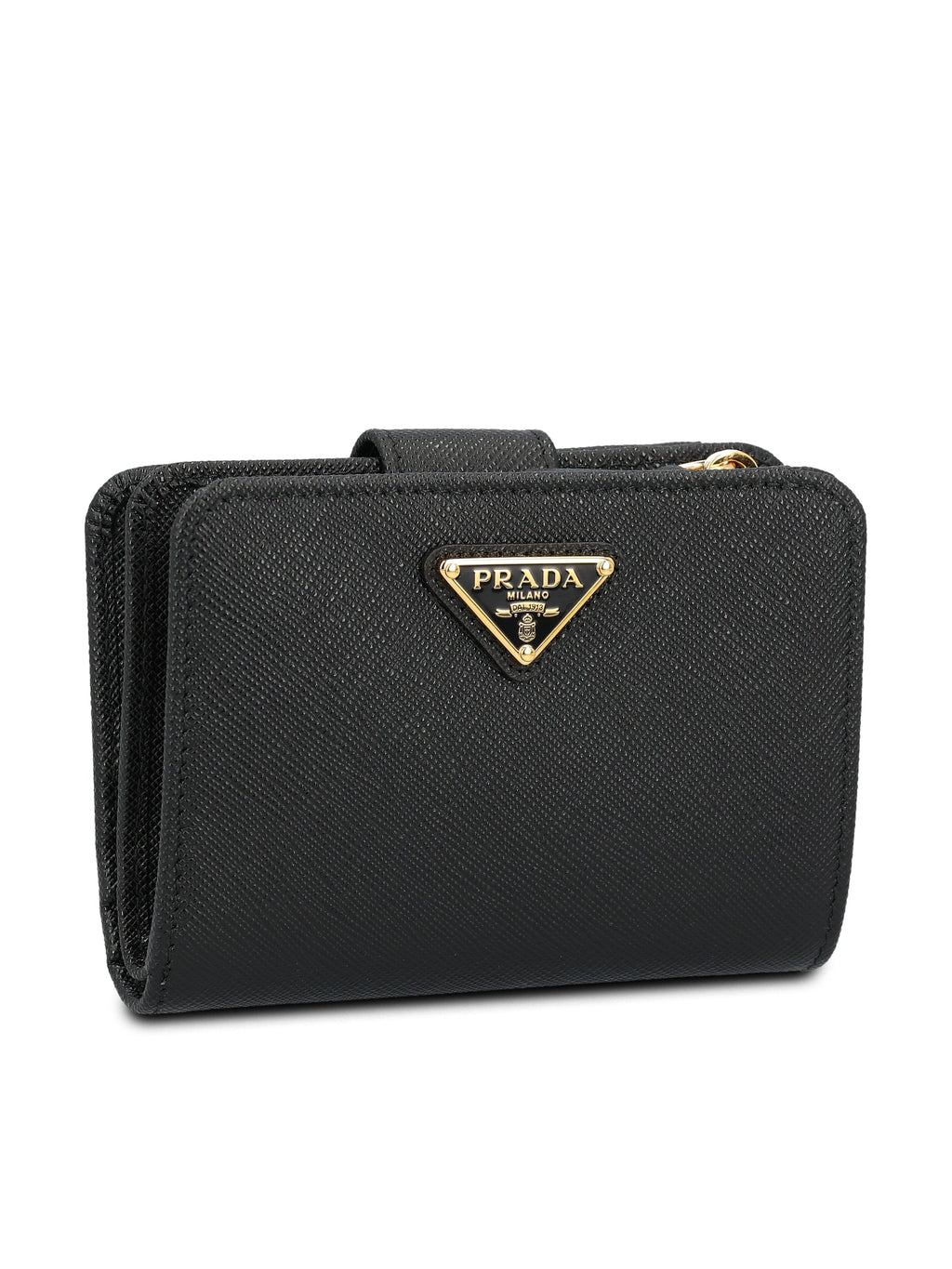 Prada Women's Saffiano Leather Wallet in Black - view 3