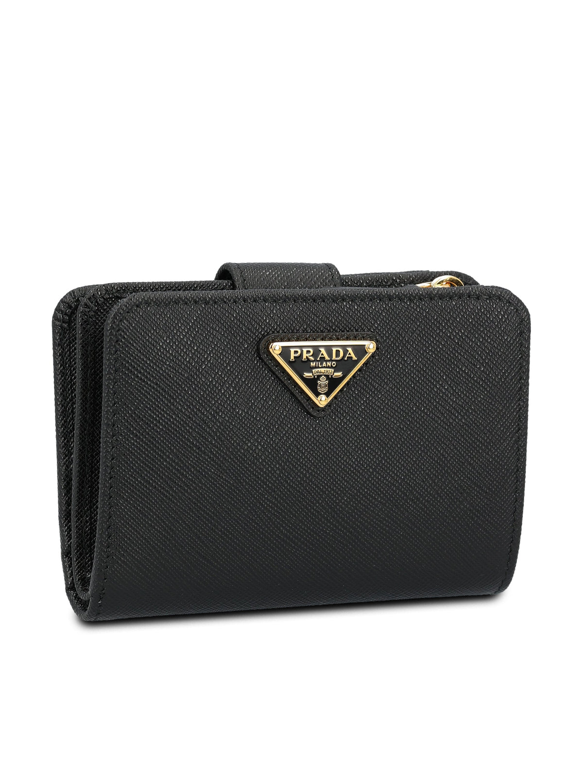 Prada Women's Saffiano Leather Wallet in Black - view 3