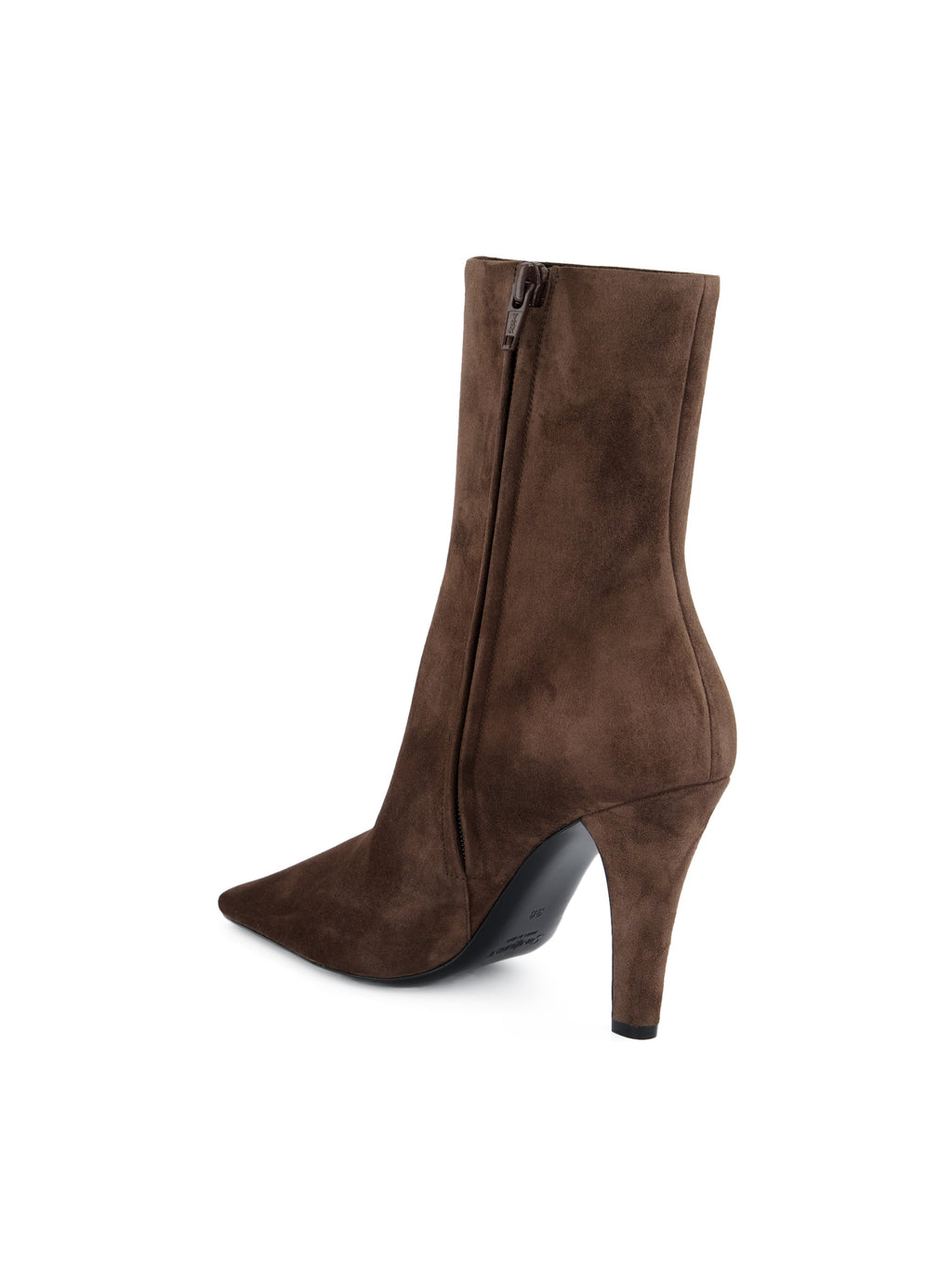 Saint Laurent Women's Jill Suede Boots in Brown - view 3