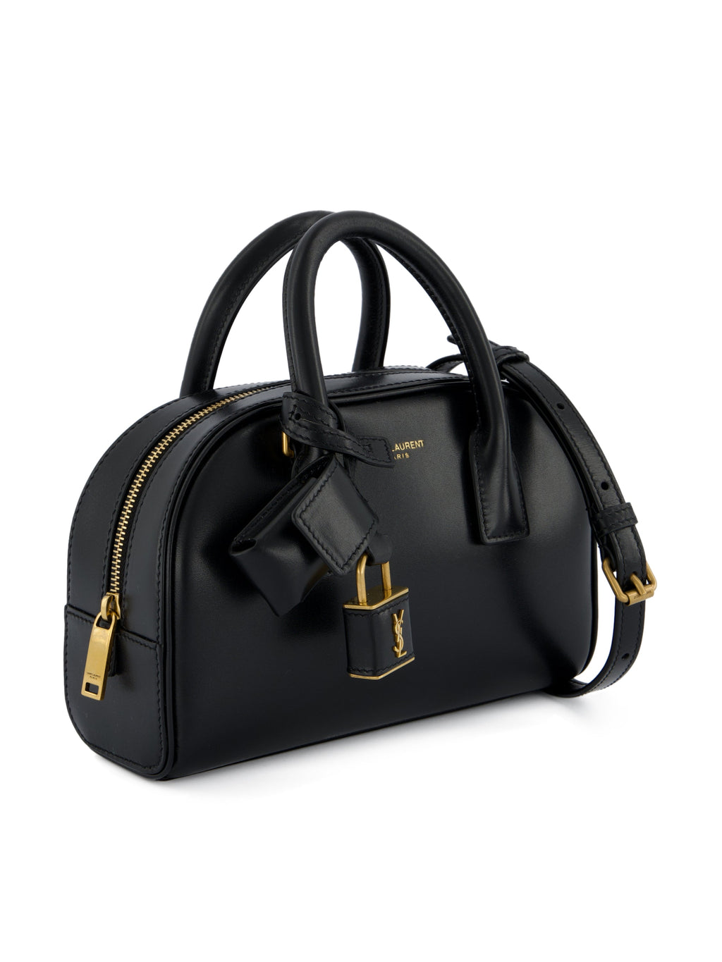 Saint Laurent Women's Sac De Jour Leather Bag in Black - view 3