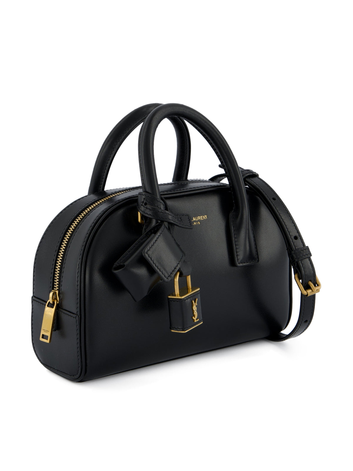 Saint Laurent Women's Sac De Jour Leather Bag in Black - view 3