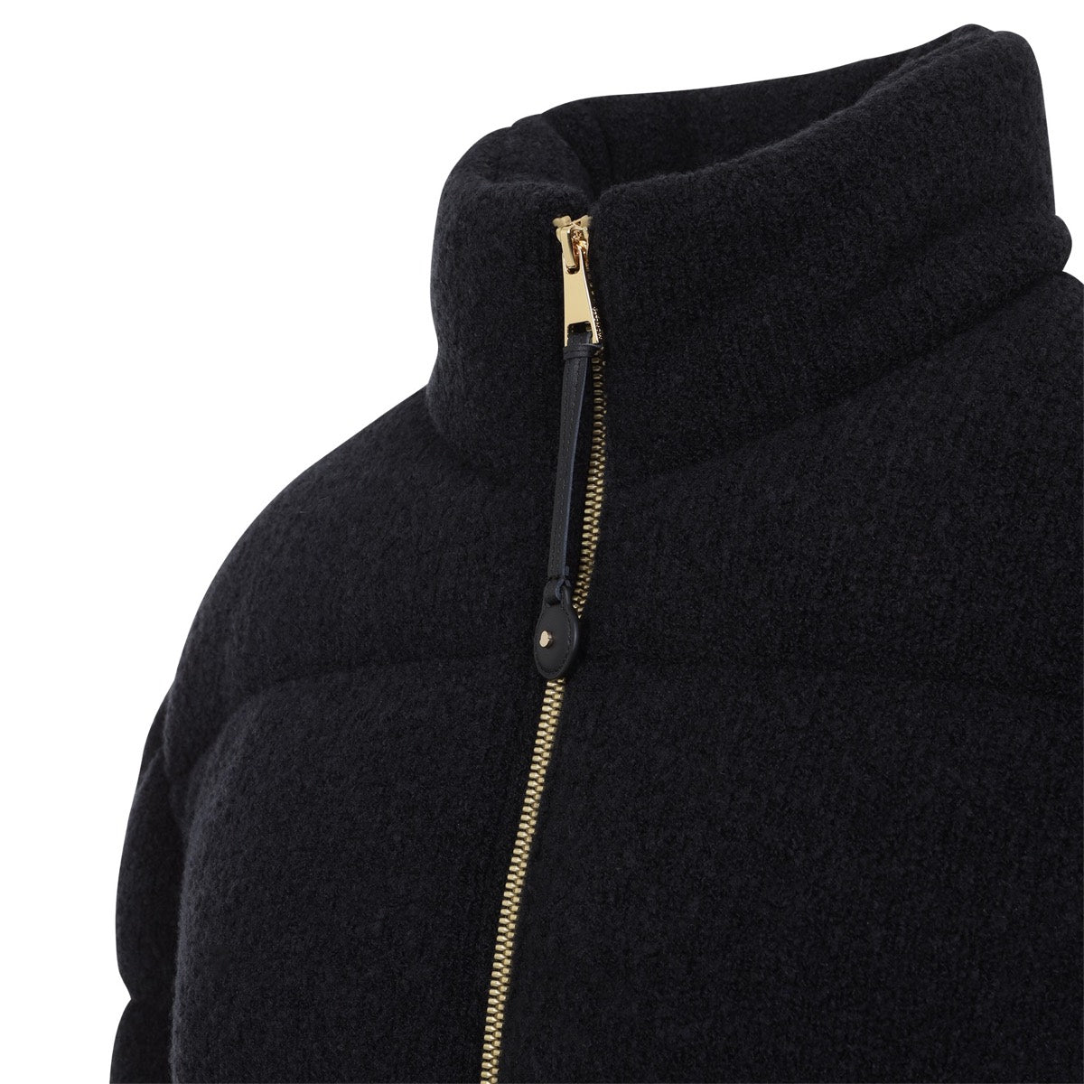 Moncler Women's Wool Down Cardigan Jacket in Black