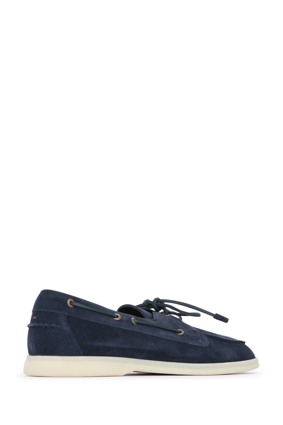 Loro Piana Men's Sea-Sail Walk Suede Loafers in Navy - image 3
