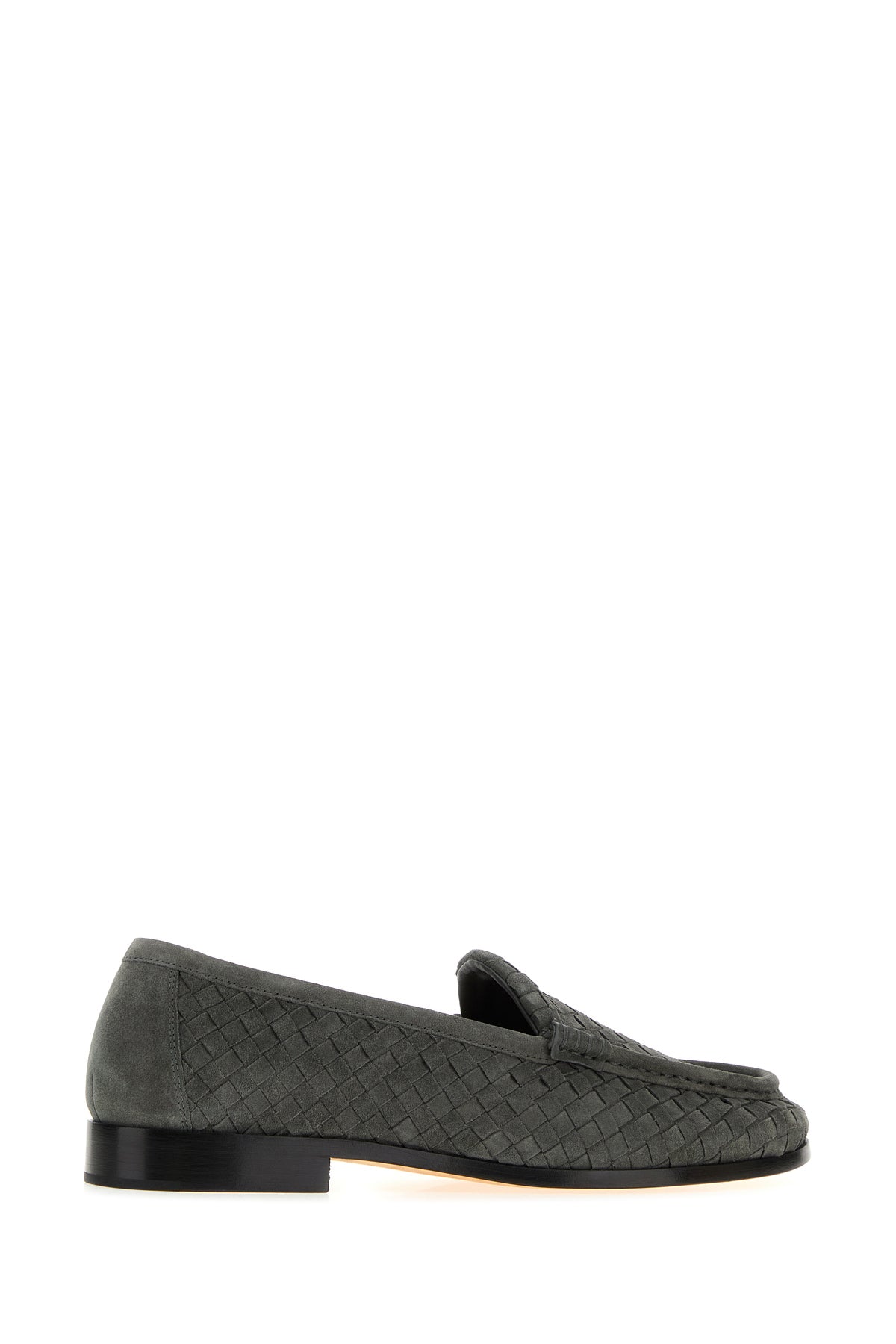 Bottega Veneta Men's Suede Silenzio Loafers in Grey - image 3