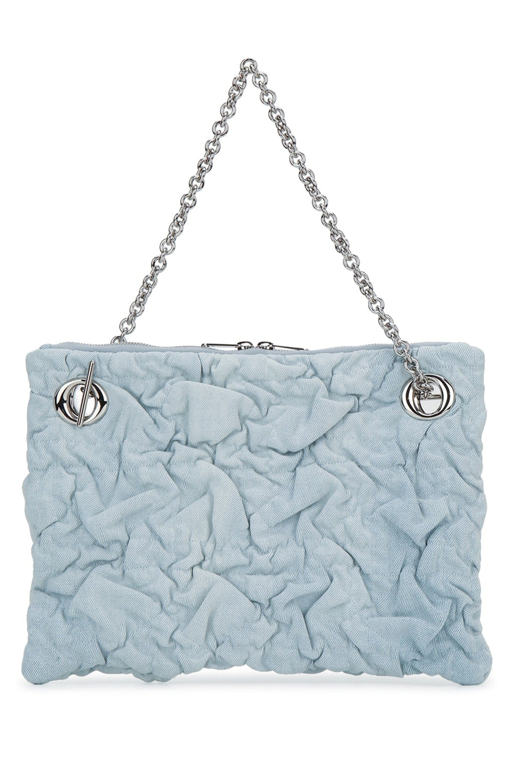 Dior Women's Crinkled Leather Hobo Bag in Light Blue - image 3