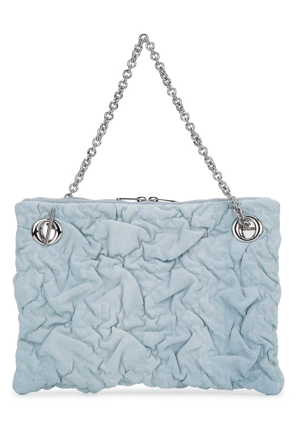 Dior Women's Crinkled Leather Hobo Bag in Light Blue - image 3