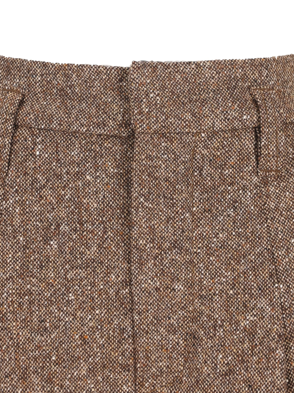 Brunello Cucinelli Women's Wool Barrel Trousers in Brown - view 3