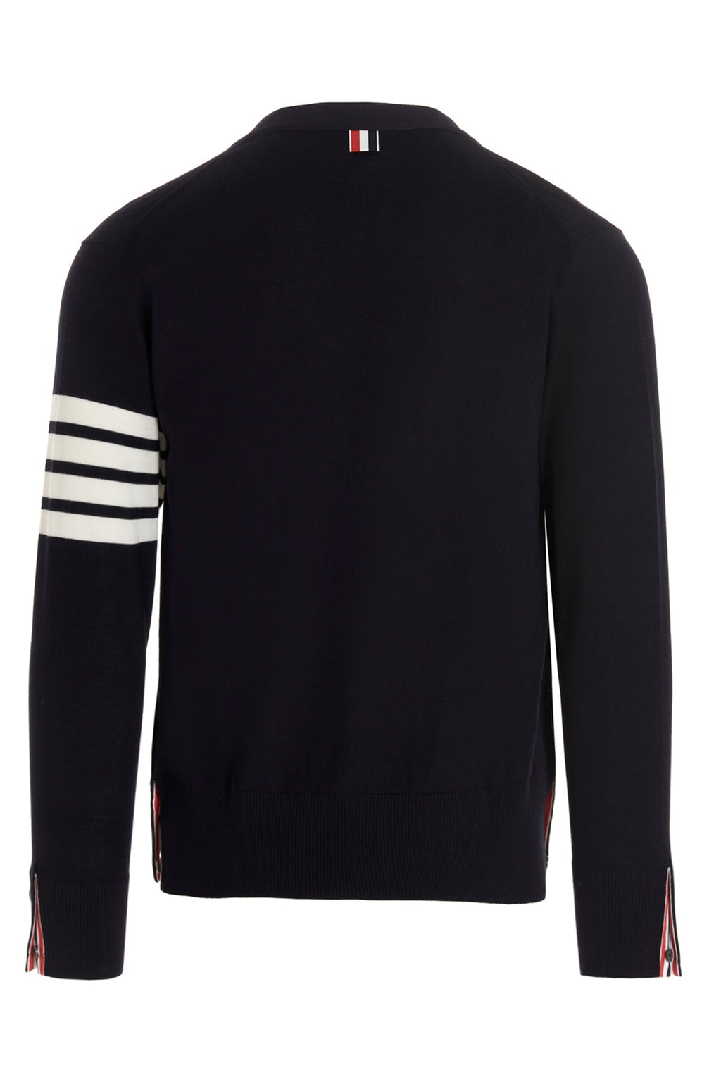 Thom Browne Men's V-Neck Cardigan With 4-Bar Intarsia - image 3
