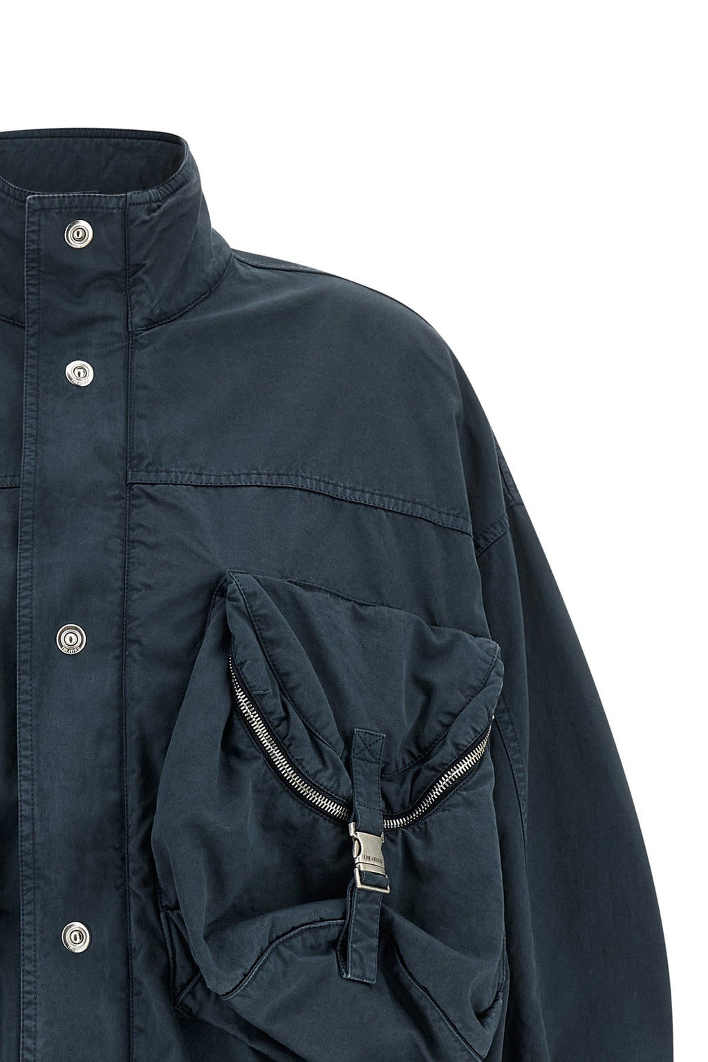 The Attico Women's Utility Blue Bomber Jacket - image 3