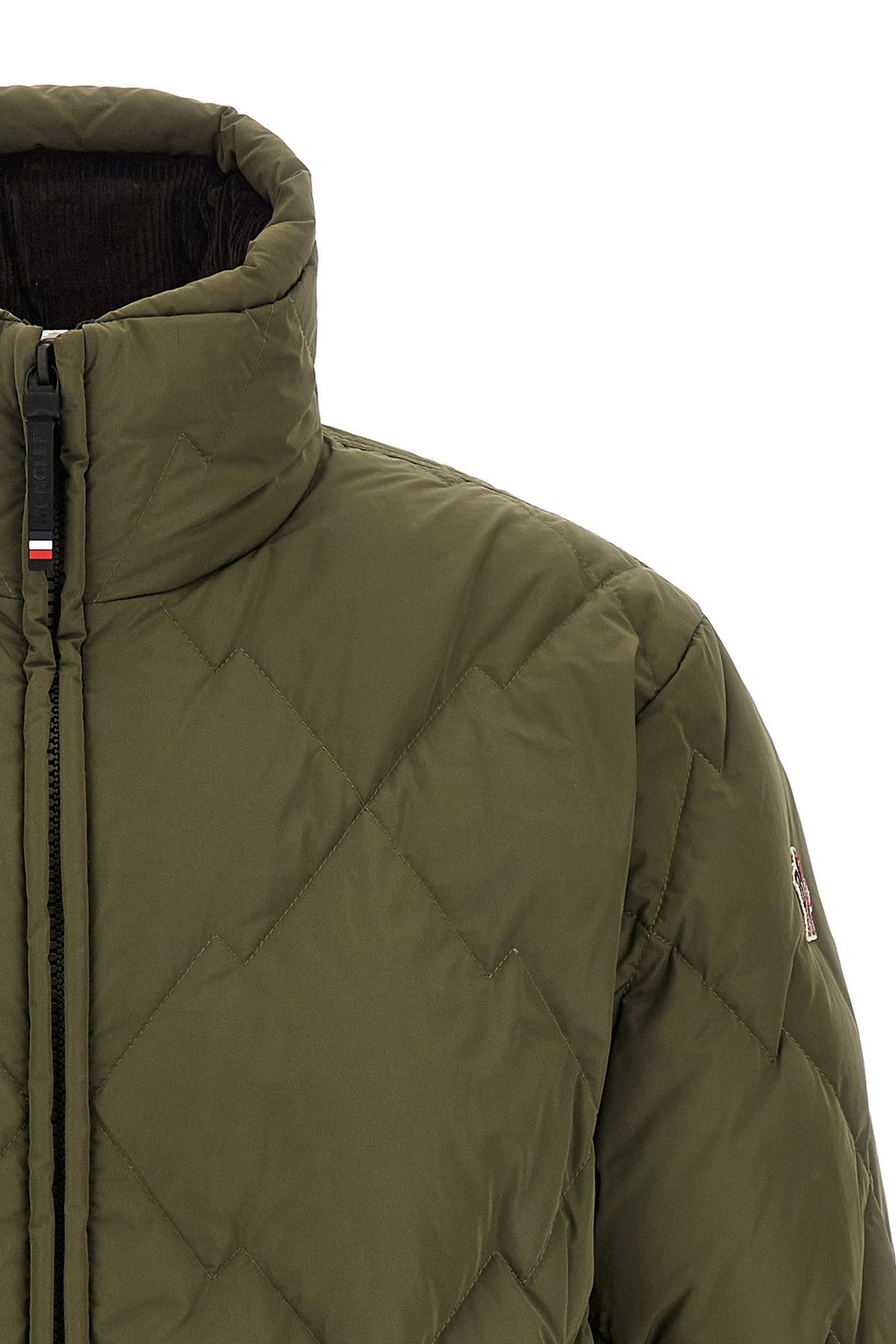 Moncler Grenoble Men's Bramans Down Jacket in Green Cotton - view 3
