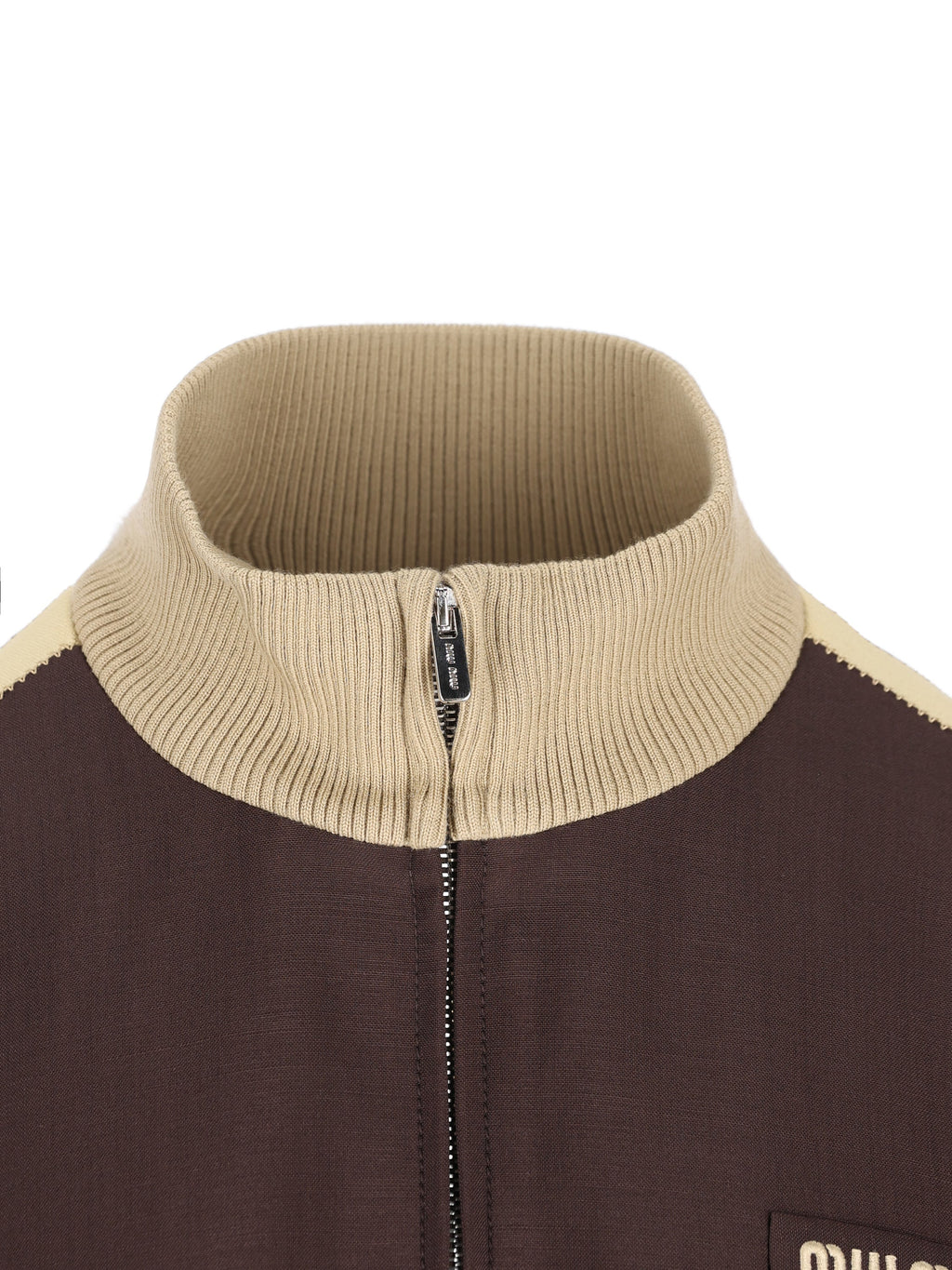 Miu Miu Women's Mohair Blouson in Brown - view 3