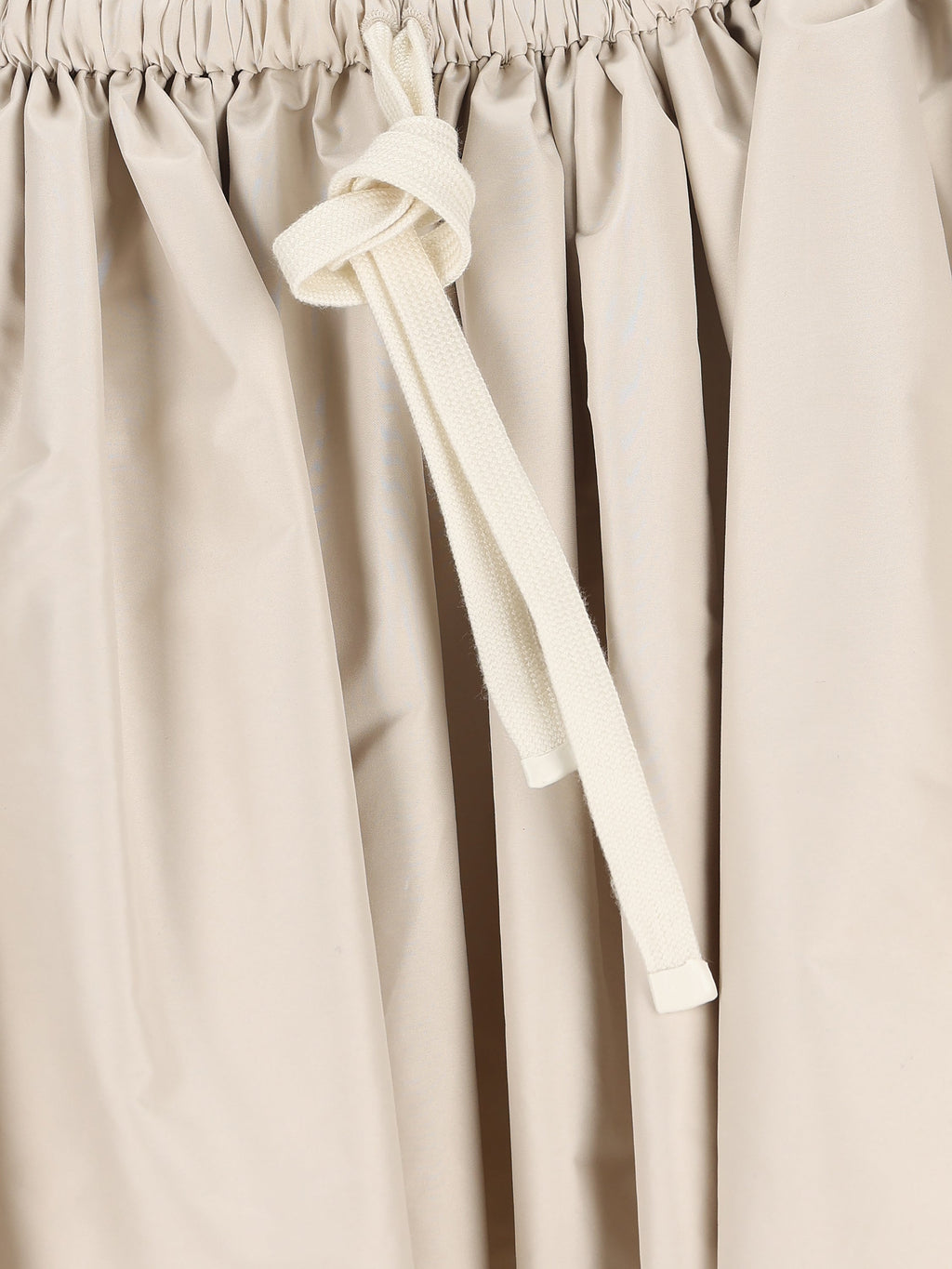Miu Miu Women's Recycled Polyester Mini Skirt in Beige - view 3